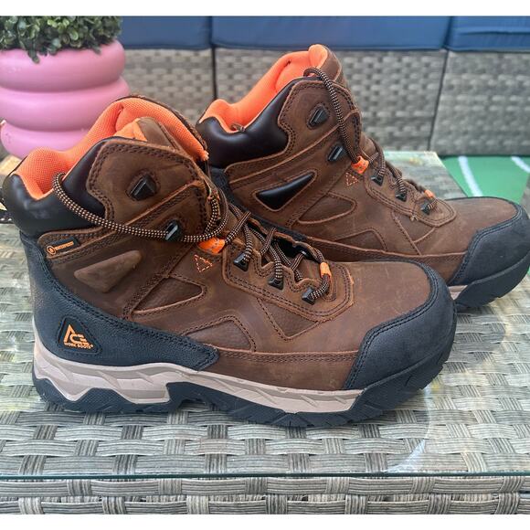 ACE Work Boots Composite Toe, EH, Slip-Resistant Mens Size 10 - Picture 3 of 6